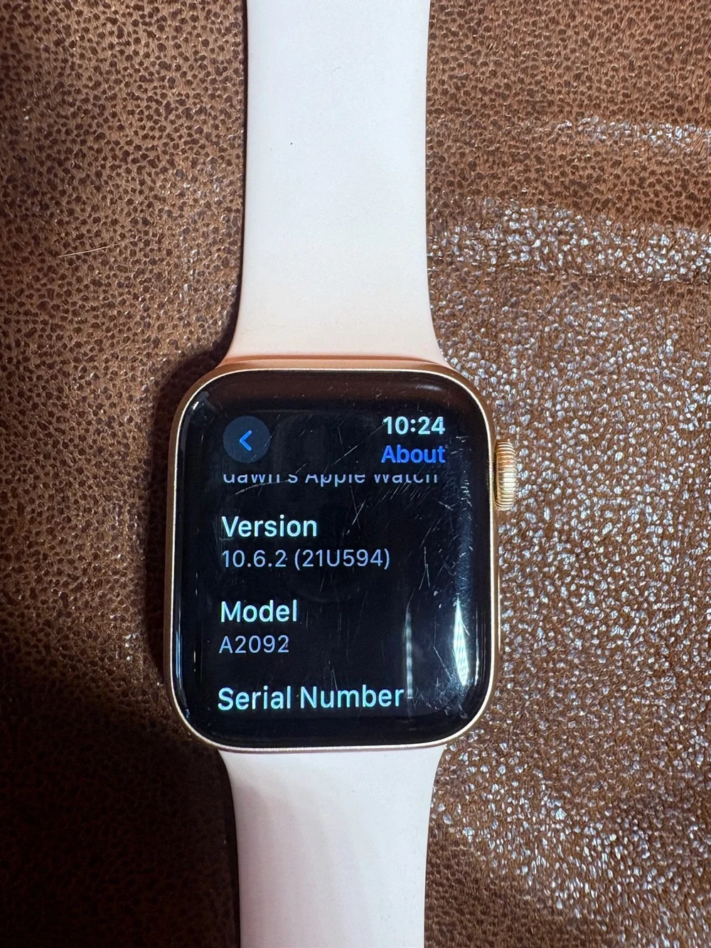Apple Watch Series 5 GPS, 40mm Gold Aluminum Case with Pink Sand Sport Band